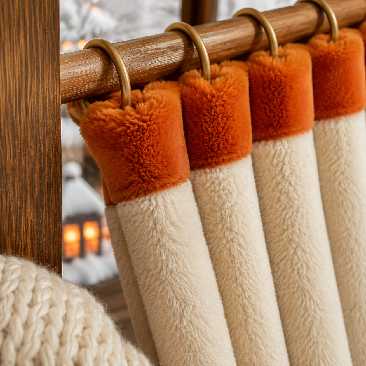Thermal Door Curtain detail